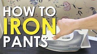 How to Iron Dress Pants | The Art of Manliness